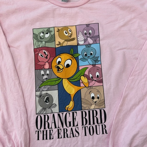 Other - Pink long sleeve t shirt, Orange Bird Eras Tour, size 2XL